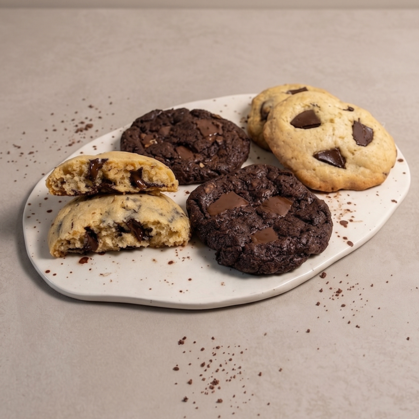 Cookies de chocolate sin gluten