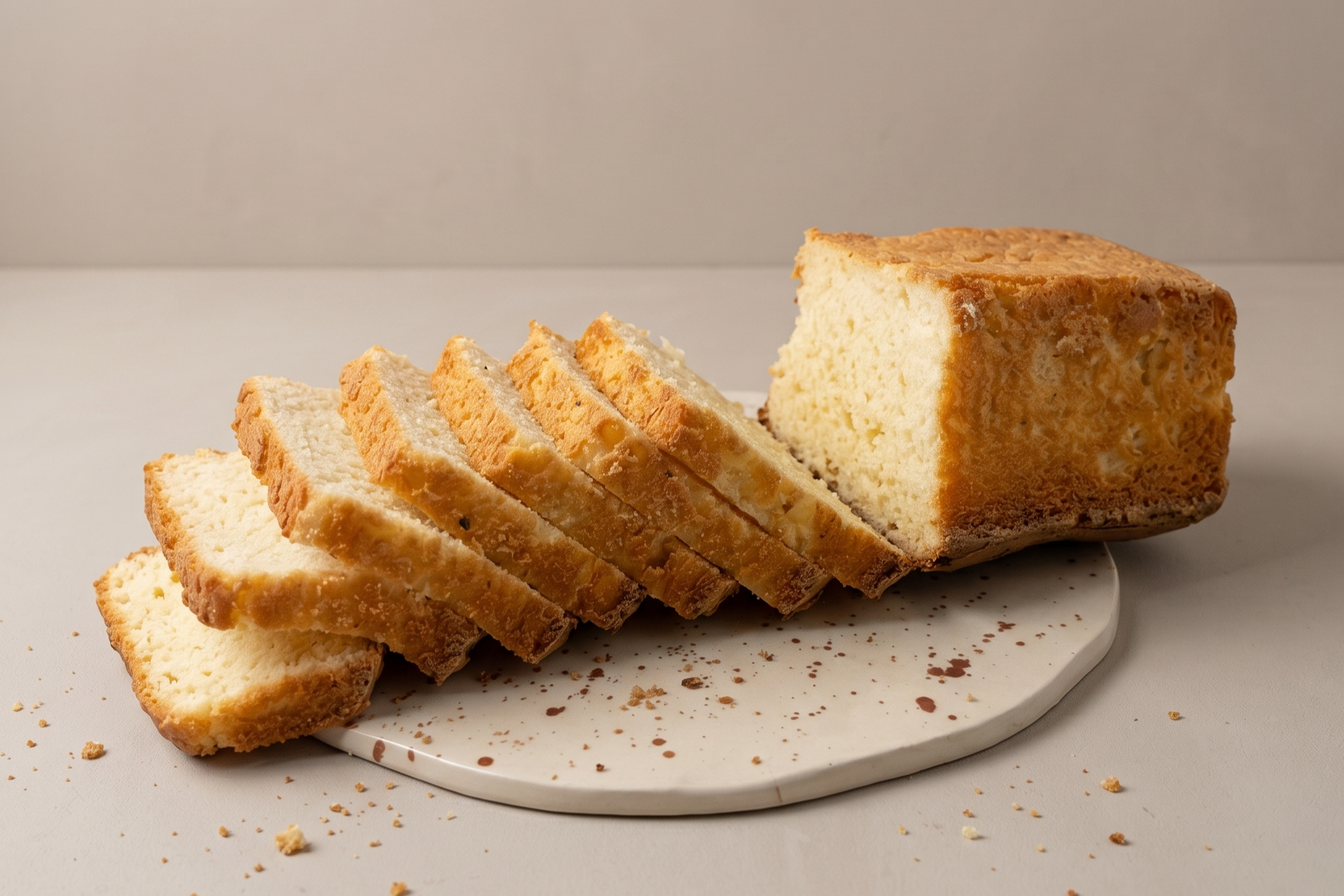 Pan casero rústico sin gluten