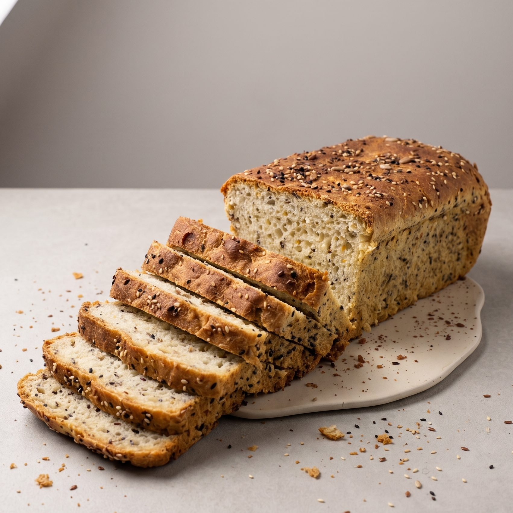 Pan multisemillas premium sin gluten